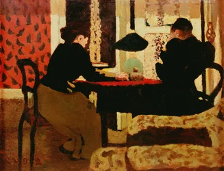 Donne alla luce della lampada